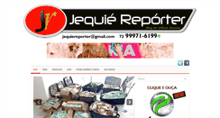 Desktop Screenshot of jequiereporter.com.br