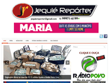 Tablet Screenshot of jequiereporter.com.br